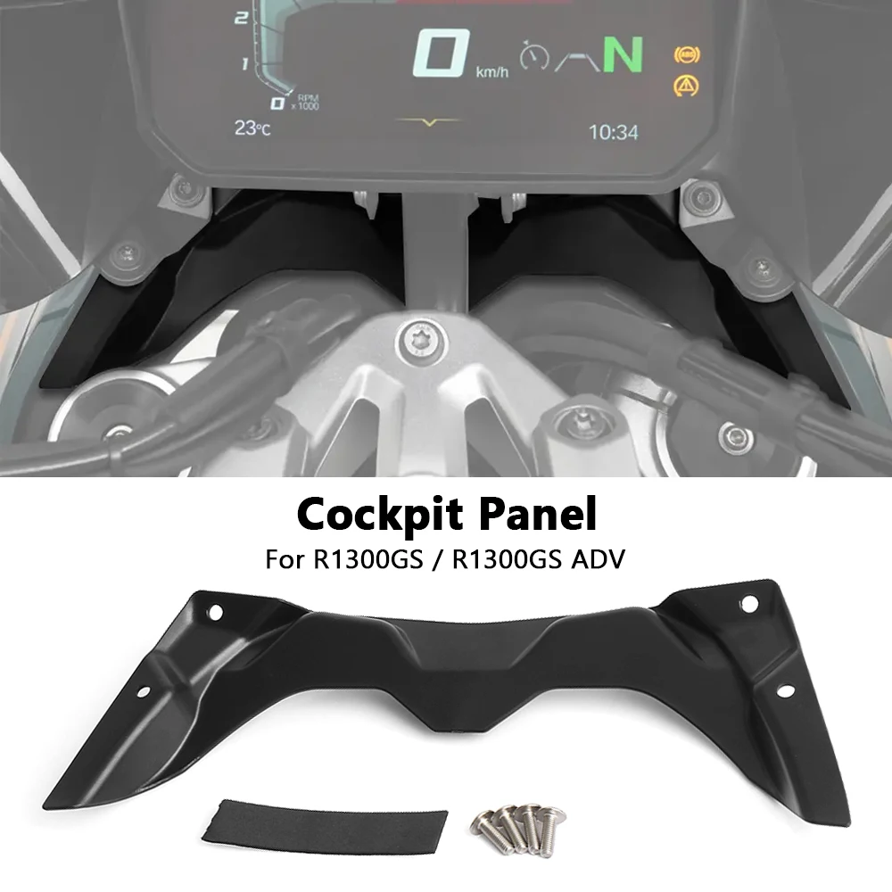 For BMW R1300GS GS1300 R 1300 GS Adventure 2023 2024 2025 Motorcycle Accessories Cockpit Fairing Black