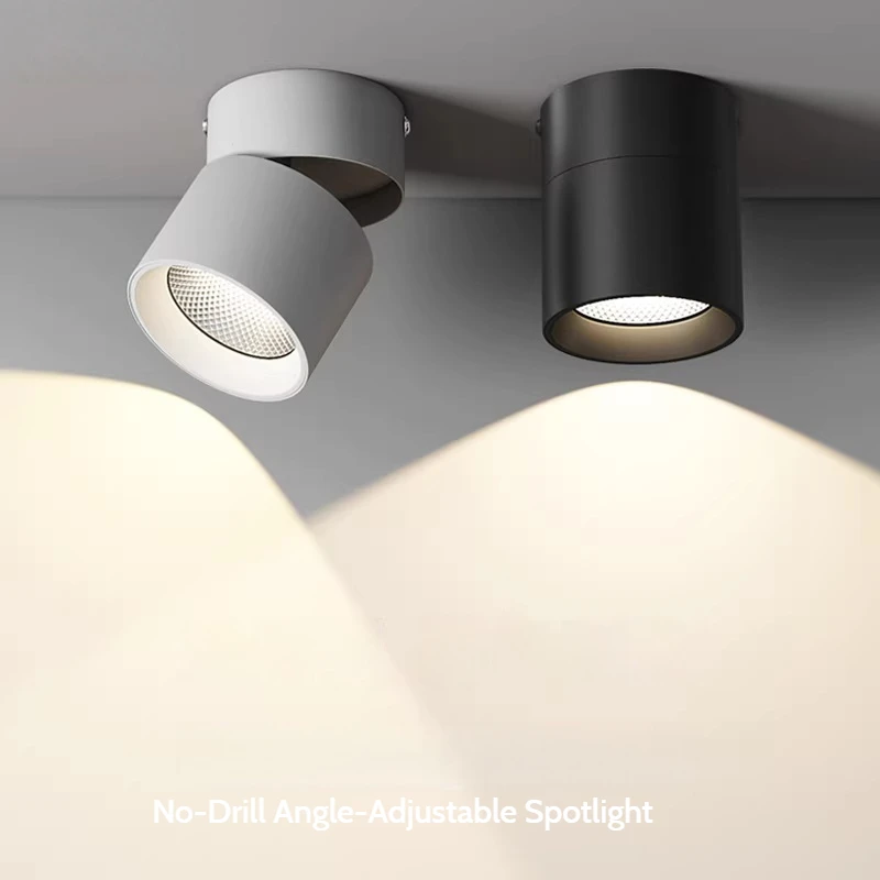 

LED Spotlight 355° Rotation COB Ceiling Light 10W/15W /30W AC85-265V Surface Mounted Downlight Modern Design for Indoor Lighting