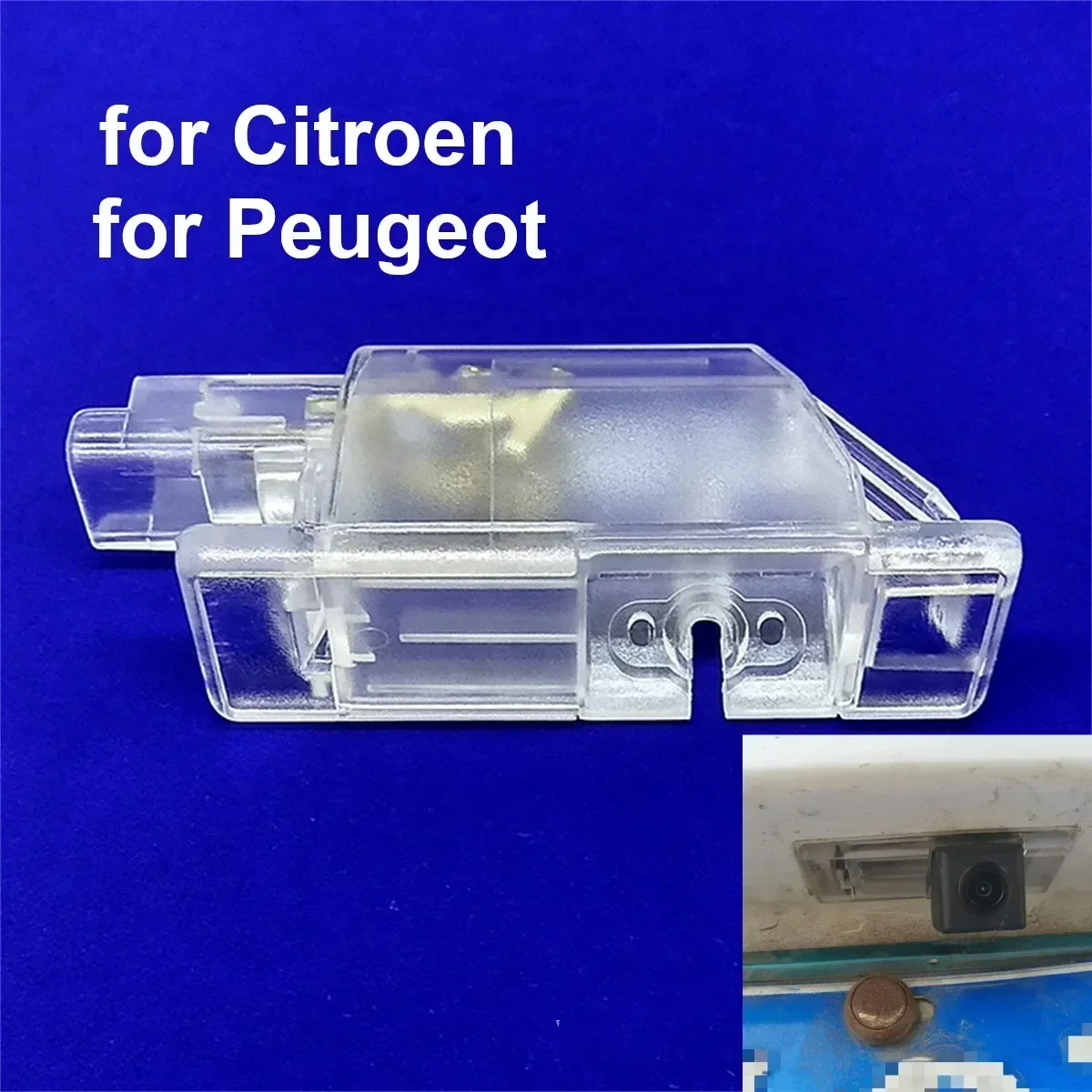 Backup Cam Rear View Reverse Camera Bracket Mount for Peugeot 1007 208 301 308 Coupen 408 607 807 RCZ for Citroen C2 C3 C4 C5 C6