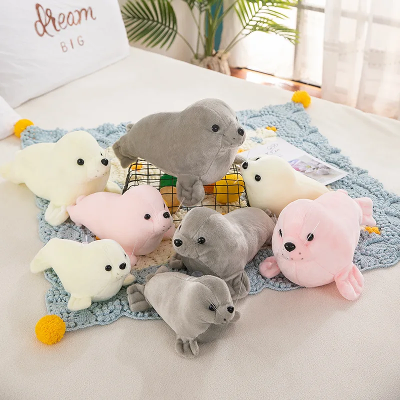 

Seal Doll Sea Lion Plush Toy Aquarium Animal Pillow Children's Doll Holiday Gift Stuffed Animal Patung Dolls