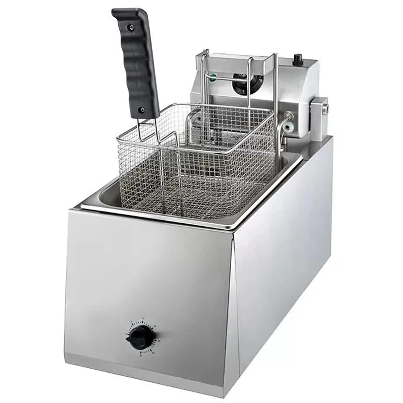 Automatic Lift-up Fryer Capacity 8L Electric Power 2.8KW Commerical Efficient Fryer Timer 30 min