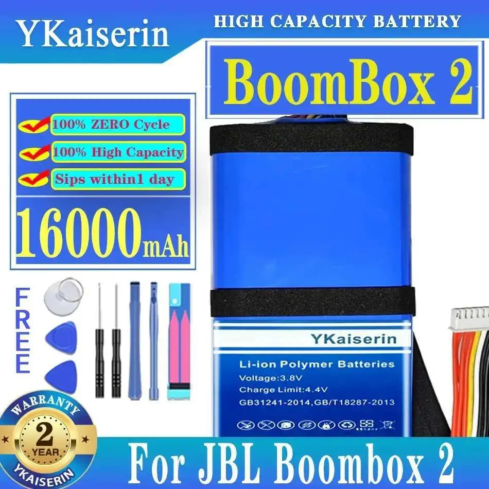 

For Jbl Boombox 2 Boombox2 Long-Lasting 16000mAh Bluetooth Speaker Battery