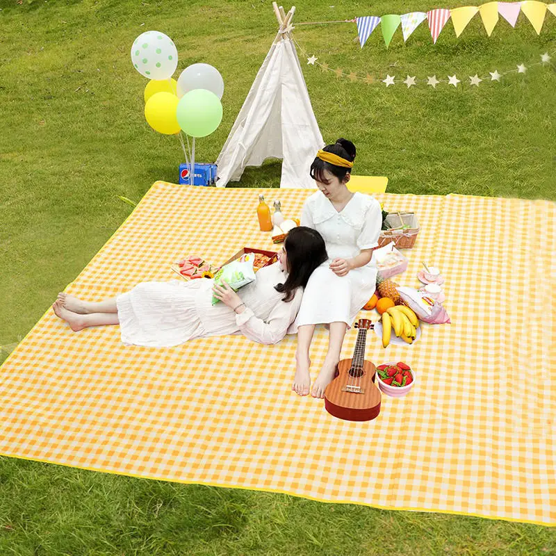 

Picnic Mat Camping Hiking Outdoor Portable Beach Blanket Folding Camping Mat Thick Waterproof Lawn Cloth Camping Equipment Mat