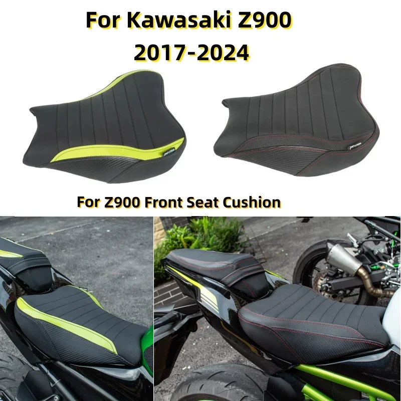

Подушка переднего сиденья для Z900, седло водителя, соло, сиденье для Kawasaki Z900 2017-2024, подушка заднего пассажирского сиденья, подушка для заднего пассажирского сиденья