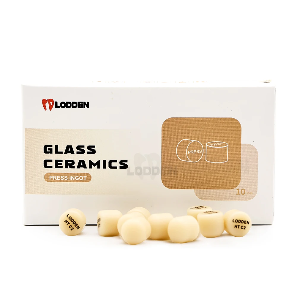 10 Pcs Lodden Dental Materials Glass Ceramic VITA16 BL1 BL2 BL3 BL4 20 Colors Press Lithium Disilicate Veneer Dentistry Products