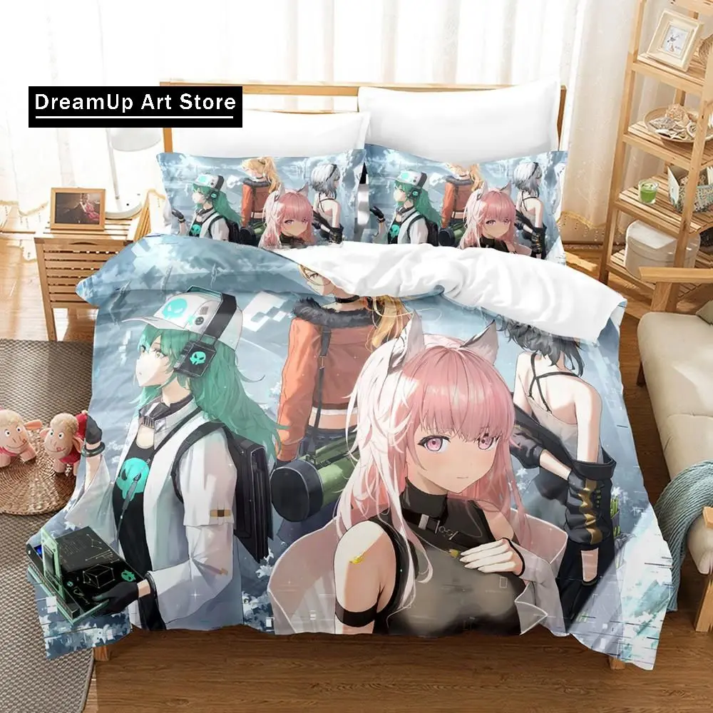 New Game Girls' Frontline: Neural Cloud Bedding Set Single Twin Full Queen King Size Bed Set Adult Kid Bedroom Duvet cover Sets