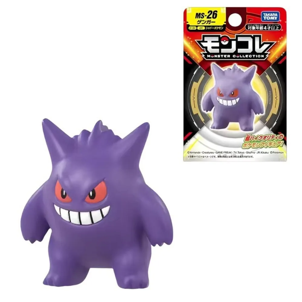 TAKARA TOMY-Genuíno Pokémon MS Série Ornamentos, Inteleon Meowscarada Garchomp Psyduck Piplup Sprigatito Fuecoco Modelos Tinkaton