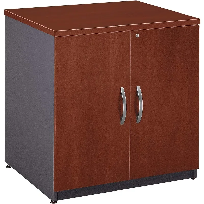 

Series C Storage Cabinet with Doors in Hansen Cherry, 2 Door Accent Chest for Home and Professional Office