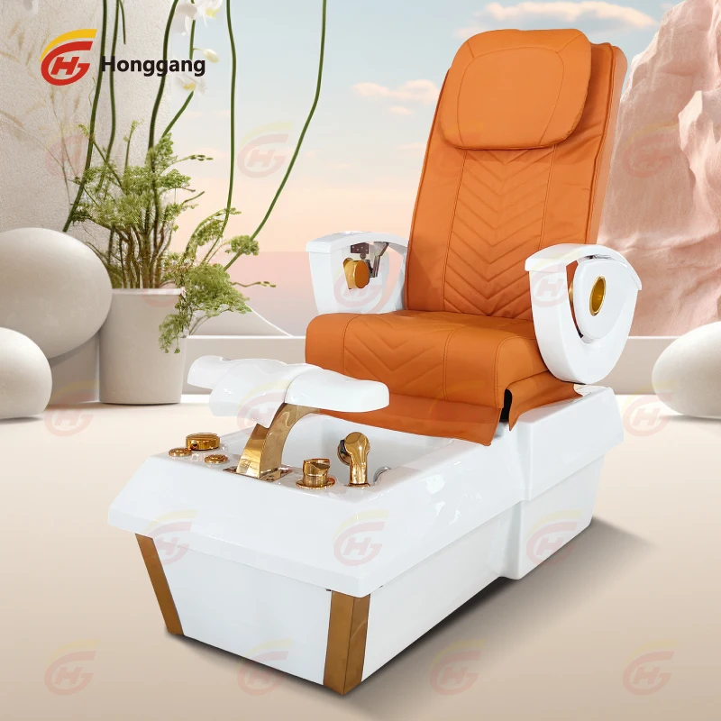 Electric adjustment foot bath sofa chair reclining foot bath with basin foot wash chair massage chair beauty manicure pedicure