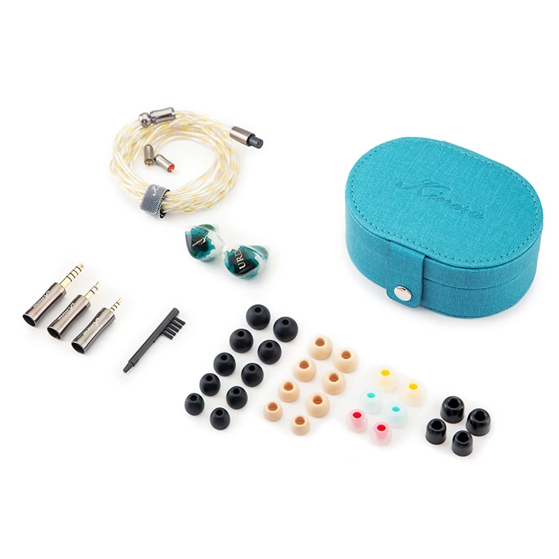 سماعة أذن Kinera URD 2 Sonions EST + 2 غشاء كريستالي من التيتانيوم محوري DD + 1 Kinera مخصص 11021 BA