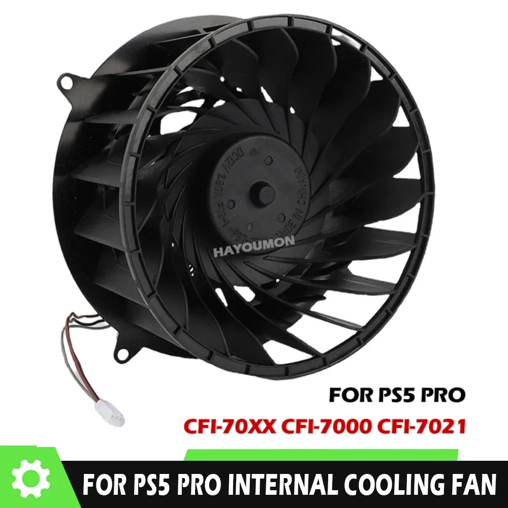 

Сменный внутренний вентилятор охлаждения для PS5 Pro CFI-70XX CFI-7000 CFI-7021, 19 лопастей, DC 12V 1.80A, 3-контактный разъем, игровой кулер-вентилятор