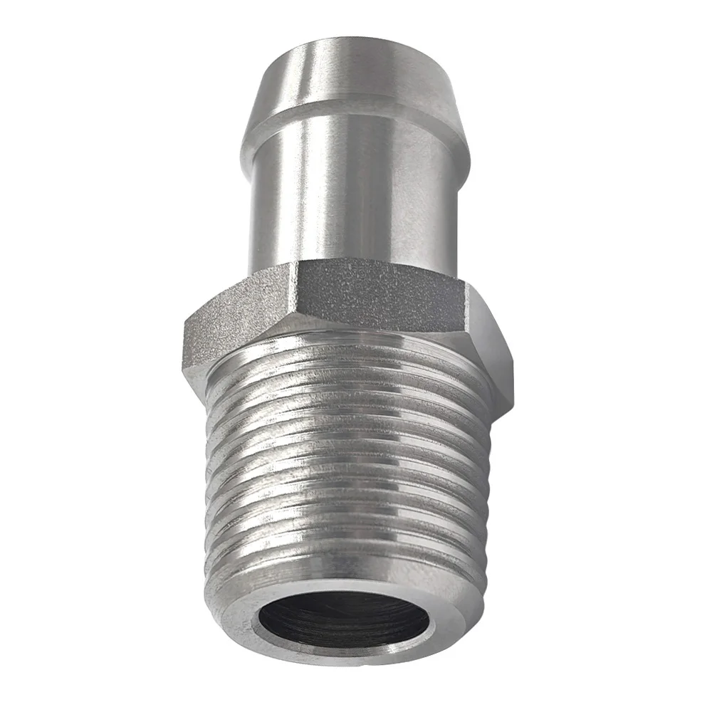 1/2 Npt Thread - 5/8 Hook Connector - Suitable for Chevrolet Vehicle Intake Manifold Heater Hose Connector
