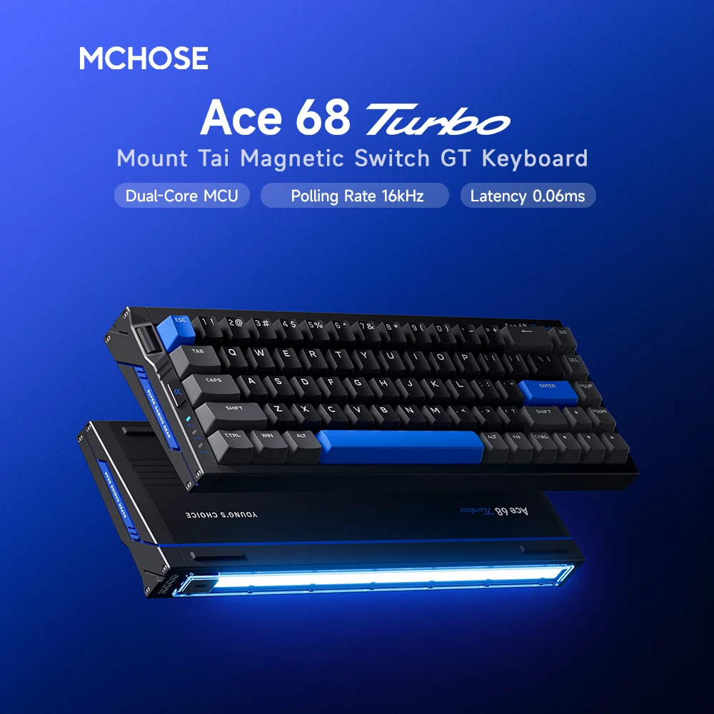 MCHOSE Ace 68 Turbo Full-aluminum Esports Hall Effect Keyboard RT