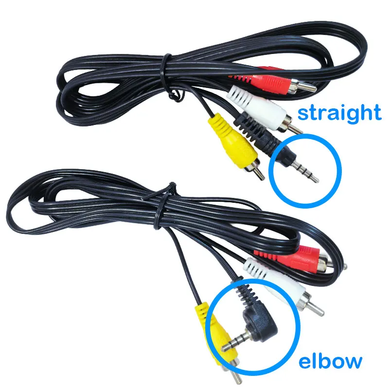 4 pole 3.5mm male Jack Plug To 3 RCA male Adapter 3RCA Audio video AV Cable Wire Cord 1.2M