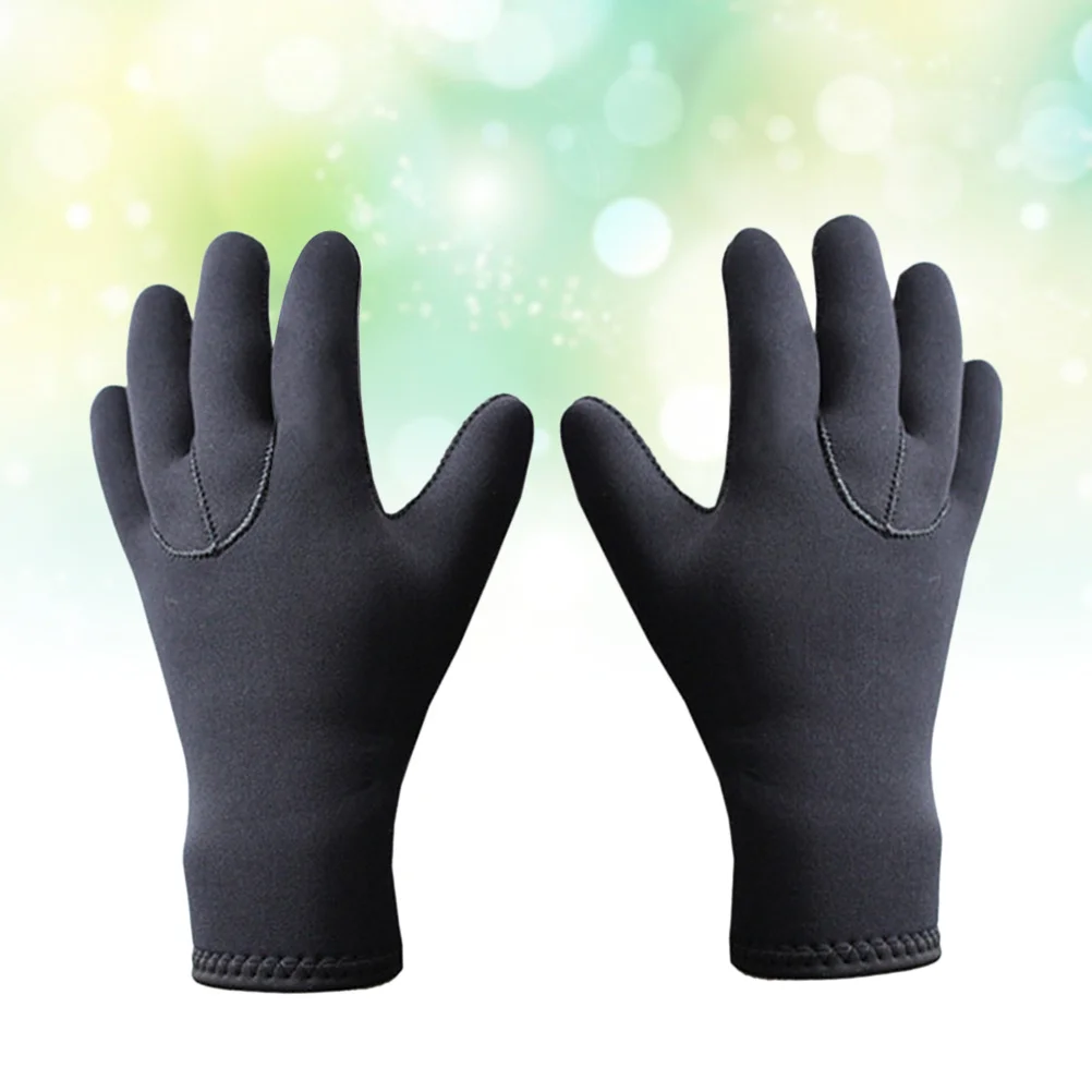 

1Pair 3mm Neoprene Diving Gloves Anti-Slip Snorkeling Underwater Swimming Protection Size L Diving Gloves for Fishing
