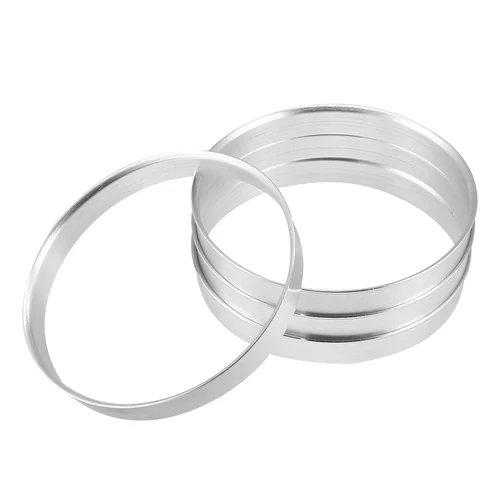 Imagen 2 del producto UXCELL 4 Uds OD 56,1mm 57,1mm 66,6mm a ID 54,1mm 56,1mm 60,1mm 72,6mm cubo de centrado de neumáticos de coche anillos centrales centro de orificio de rueda