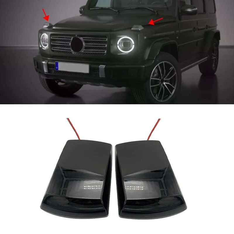 Car Front Corner Marker Lights Turn Signal Blinker Lamps For Mercedes-Benz G Class W463 W461 W460 Parts Parking Light