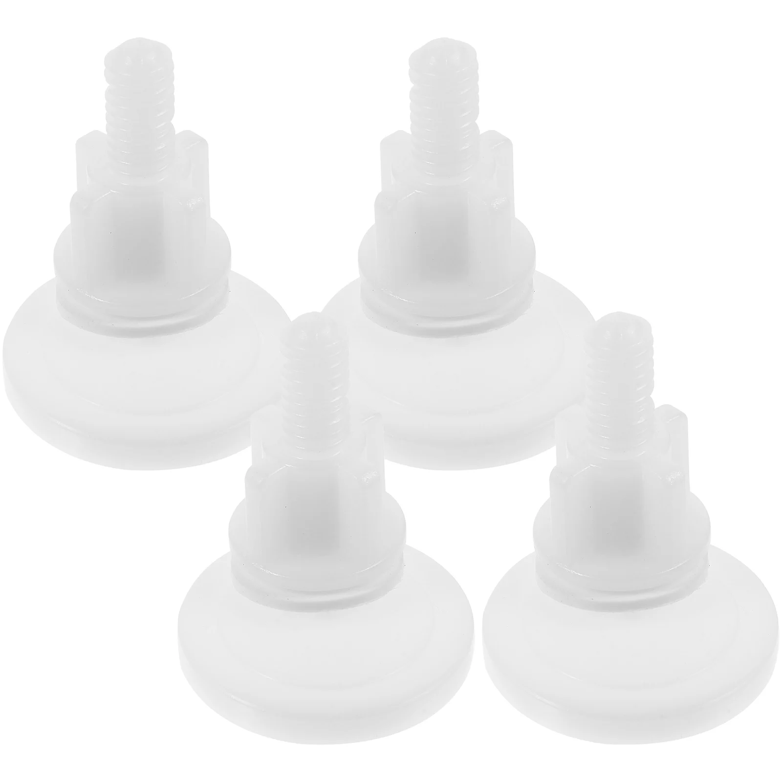 

4pcs Seat Screws Replacement Plastic Fixing Bracket Mounting Bolts Universal Toilet Lid Repair Installation Parts Bolt Caps