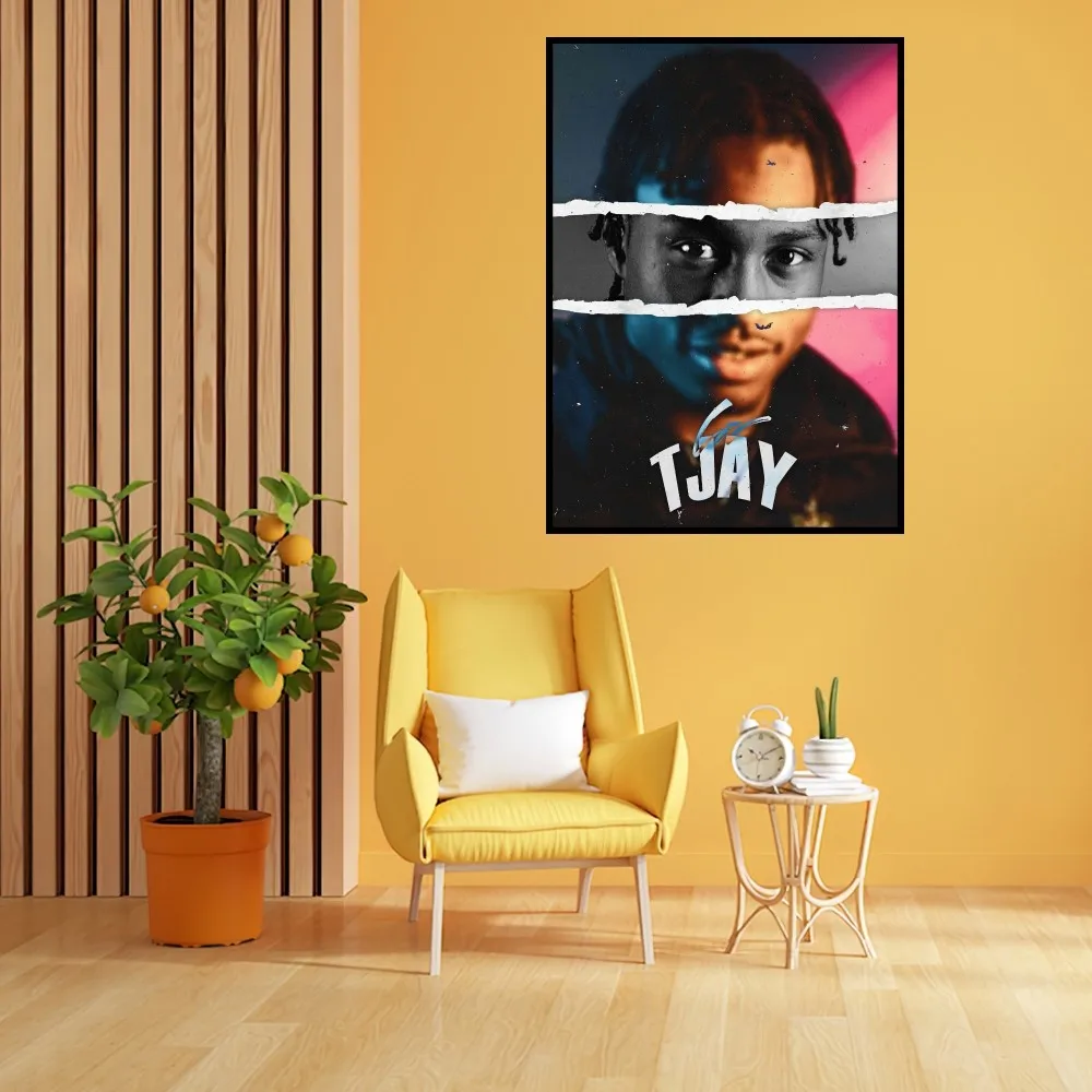 Rapper Lil Tjay 222 Poster Prints Wall Painting Bedroom Living Room Decoration Office Home