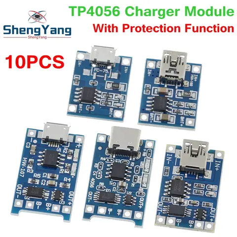 TP4056 Lithium Battery Charger Module 10pcs TZT