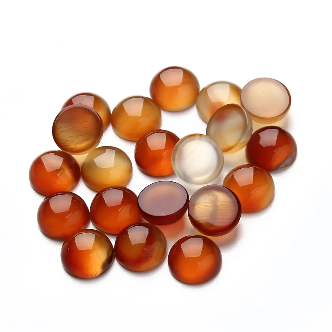 10pcs Round Onyx Cabochons for DIY Jewellery Making