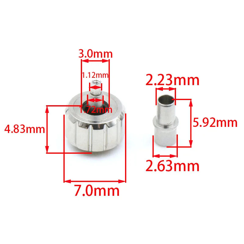 Watch Head Crown Accessories For Breitling Super Marine A17392 A17393 image 4