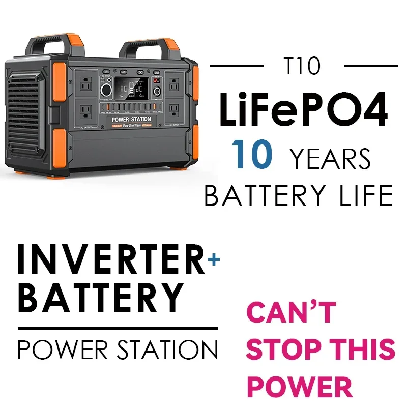 GREENTEC 2023 New arrival Portable energy storage jackery portable power stations 1000W 2000w 3000w Lithium iron rate battery