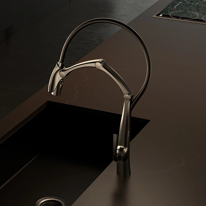 High Quality Contemporary Single Handle Touchless Kitchen Faucet With Intelligent Touch For Hotel Use