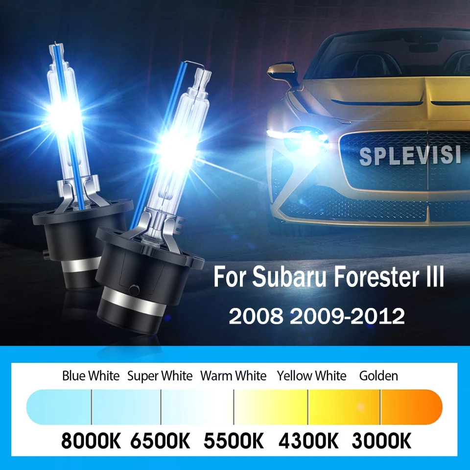 

D2S 35W HID Headlights With a superior lifespan deliver consistent brightness For Subaru Forester III 2008 2009 2010 2011 2012