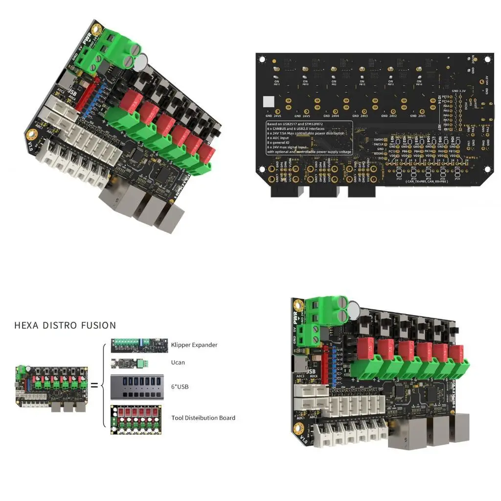 

Y1UB Hexa Distro Fusions -печатный концентратор с 24 В мощностью распределение Датчики