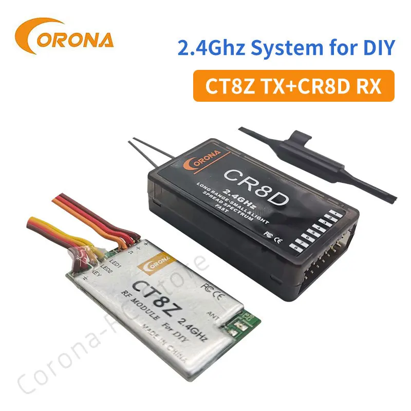 2.4Ghz DIY Module CT8Z (DSSS) with CR8D For RC control  driving flight  Airplane  helicopters Car