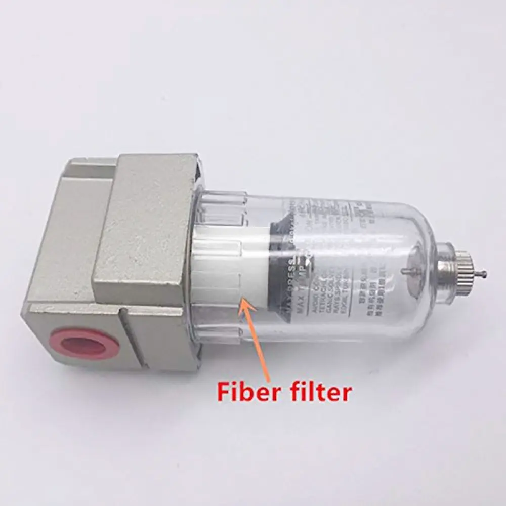 AF2000-02 Compressed Air Filter Water Separator Aluminum Alloy Air Compressor Line Water Trap Filter Water Separator Trap Assy