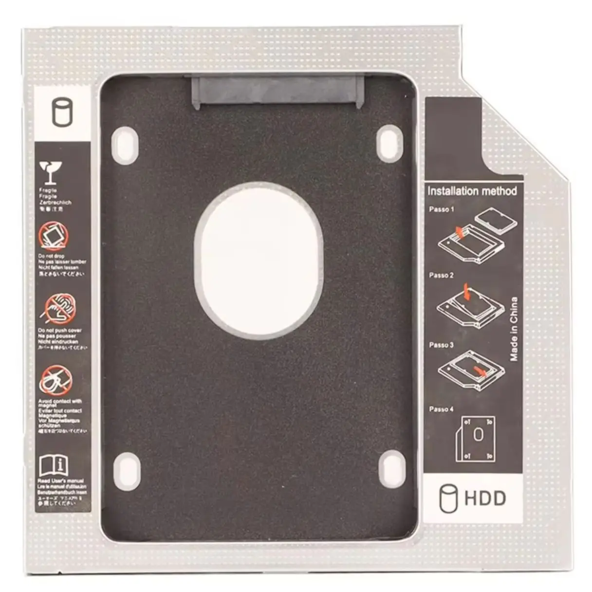 

2nd HDD Hard Drive Optical bay Caddy Tray for HP ProBook 4720s 4730s 4540s 4545s 4740s 6360b 6360t 6570b 6575b 6560b 6565b 6930p