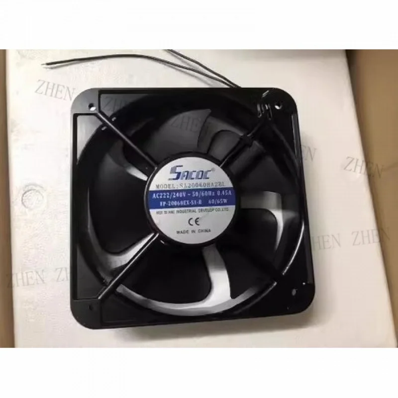 

Y ДЛЯ SACOC SA20060HA2BL AC220V/240V 0.45A 65W 20CM Осевой охлаждающий вентилятор