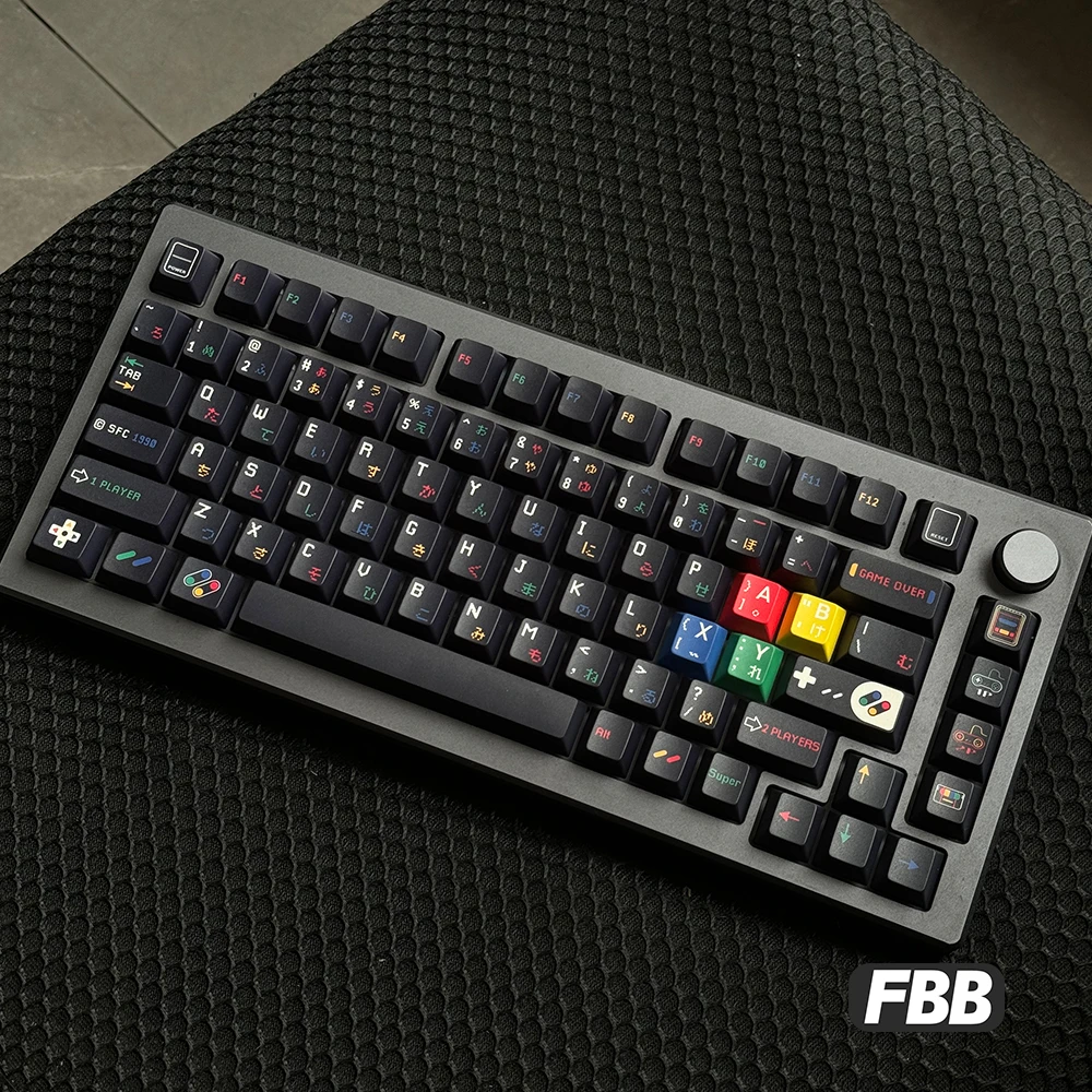 FBB Keycap SFC 1990 الطبعة الليلية التسامي PBT ملحقات لوحة المفاتيح الميكانيكية المخصصة شخصية ذاتية الصنع