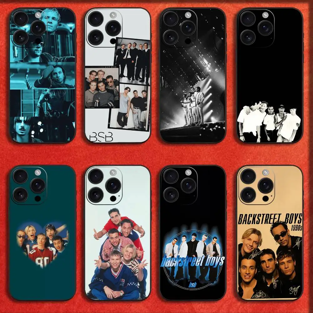 

B-Backstreet B-Boys Cool Phone Case For iPhone 16,15,14,13,12,11,Pro,XS,Max,XR,Plus,E,SE4,Mini Black Fashion Cover