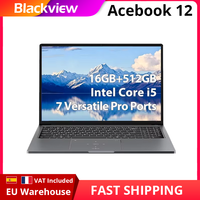 [World Premiere] Blackview AceBook 12 Windows 11 Laptop 16'' 1920*1200 Display Intel I5-1030NG7 Notebook 16GB 512GB 5000mAh