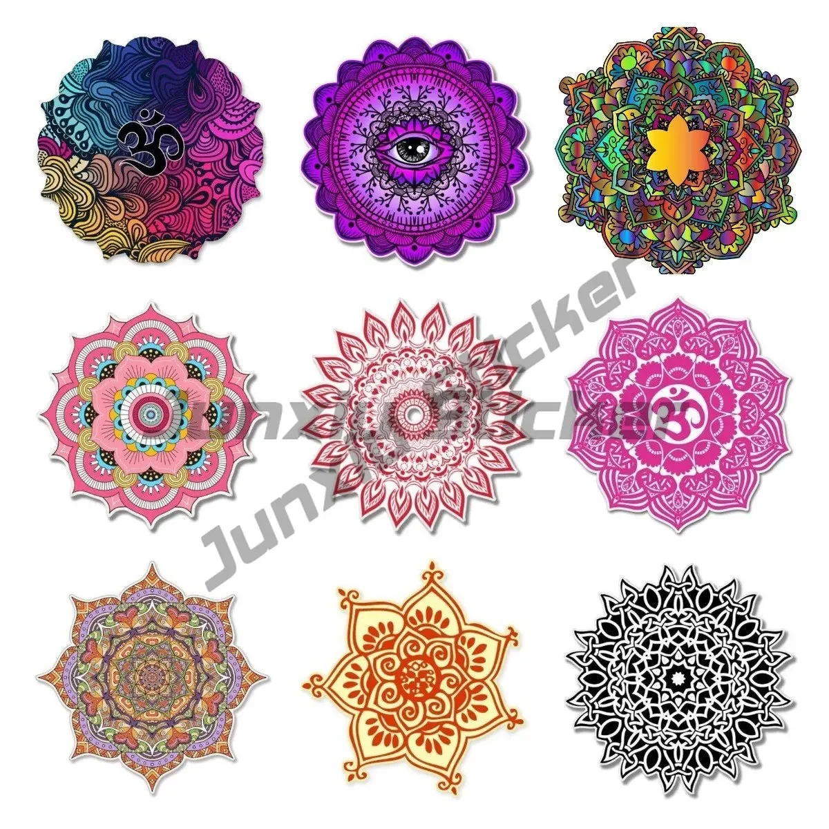 

Mandala Originality Design Car Sticker Waterproof Sunscreen Car Motorcycle Off-road Laptop HelmetTrunk Vinyl Self-adhesive Decal