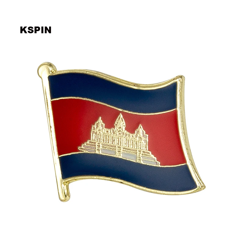 Cambodia Flag Badge…