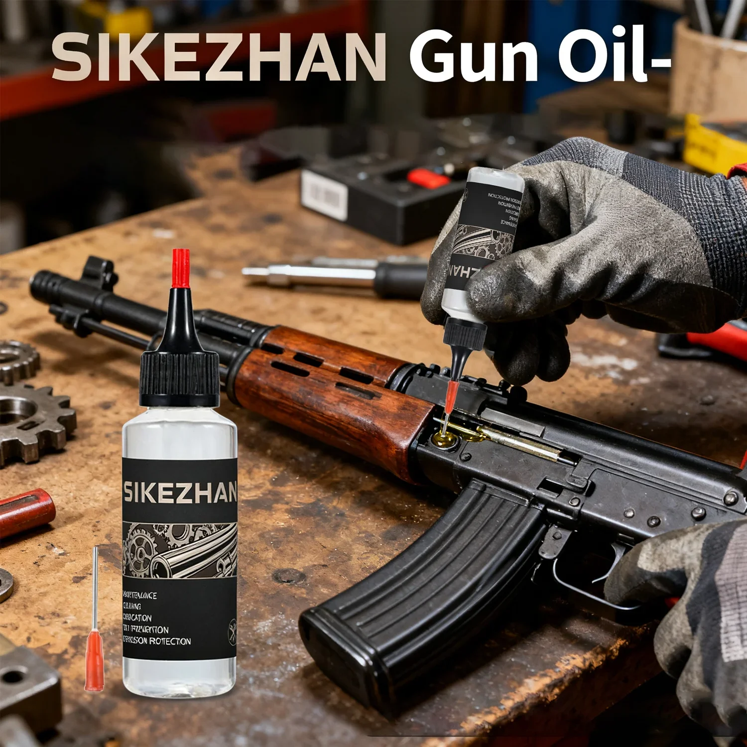 Gun Oil  Lubricant Universal Firearm Cleaning Kit CLP Cleaner Anti-Rust Weapon Maintenance Professional Protectant 60ml/bottle