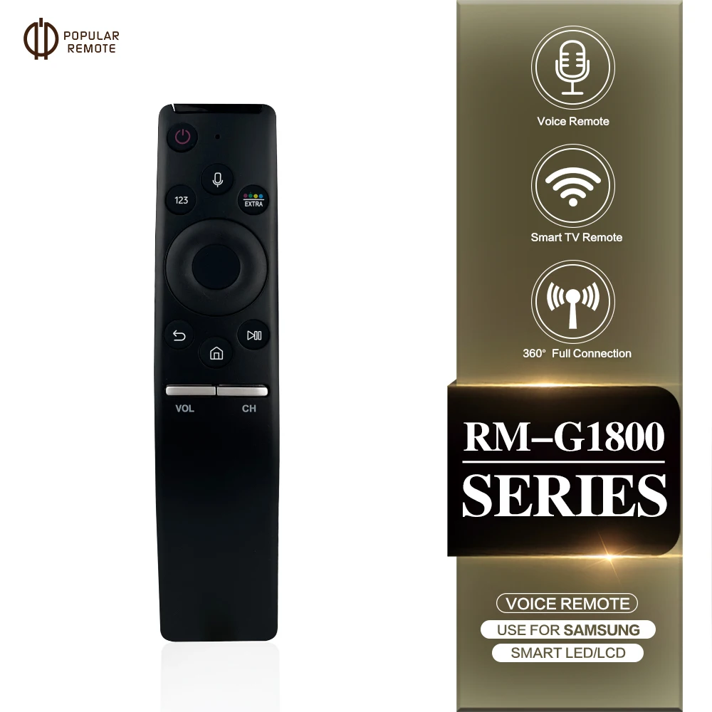 Voice TV Remote Controls Use For Samsung BN59-01266A BN59-01298H BN59-01330 RM-G1800 Suit For QLED HD 4K Smart TVs