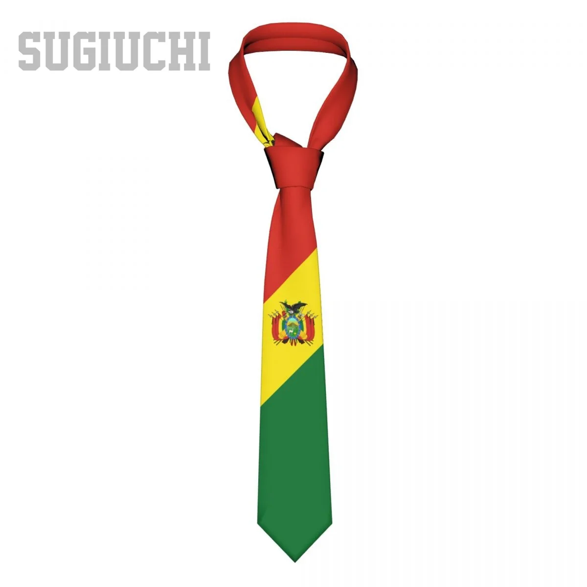 

Bolivia Flag Emblem Men Women Neck Ties Casual Plaid Tie Suits Slim Wedding Party Business Necktie Gravatas