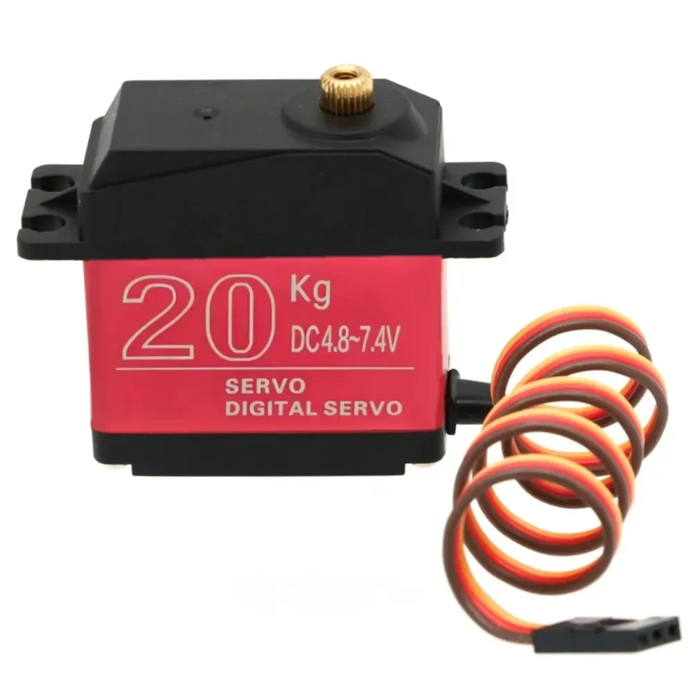 Servo numérique DS3218MG, 20KG, couple élevé, engrenage métallique à 180 degrés 4.8-7.4V pour modèle/Robot RC