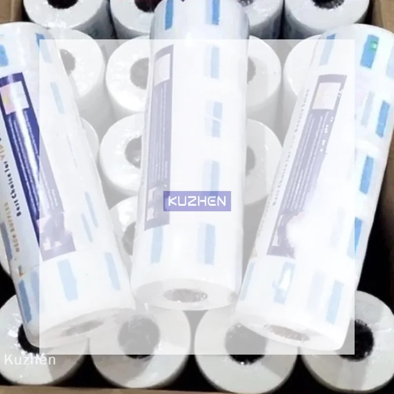 /Kuz/1/5 Rolls High Quality Disposable Barber Neck Paper Soft Waterproof Adjustable Design For Salon Home Haircut Use