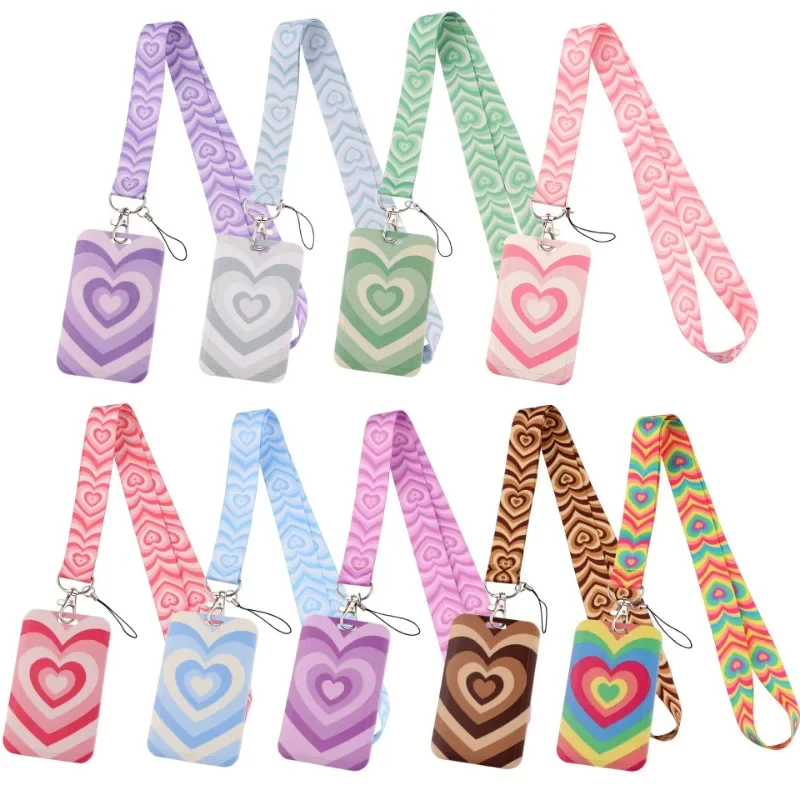 1PC Lanyard For Keys Chain ID Credit card Cover Pass Mobile Phone Charm Neck Straps ID Badge Holder Key Accessories