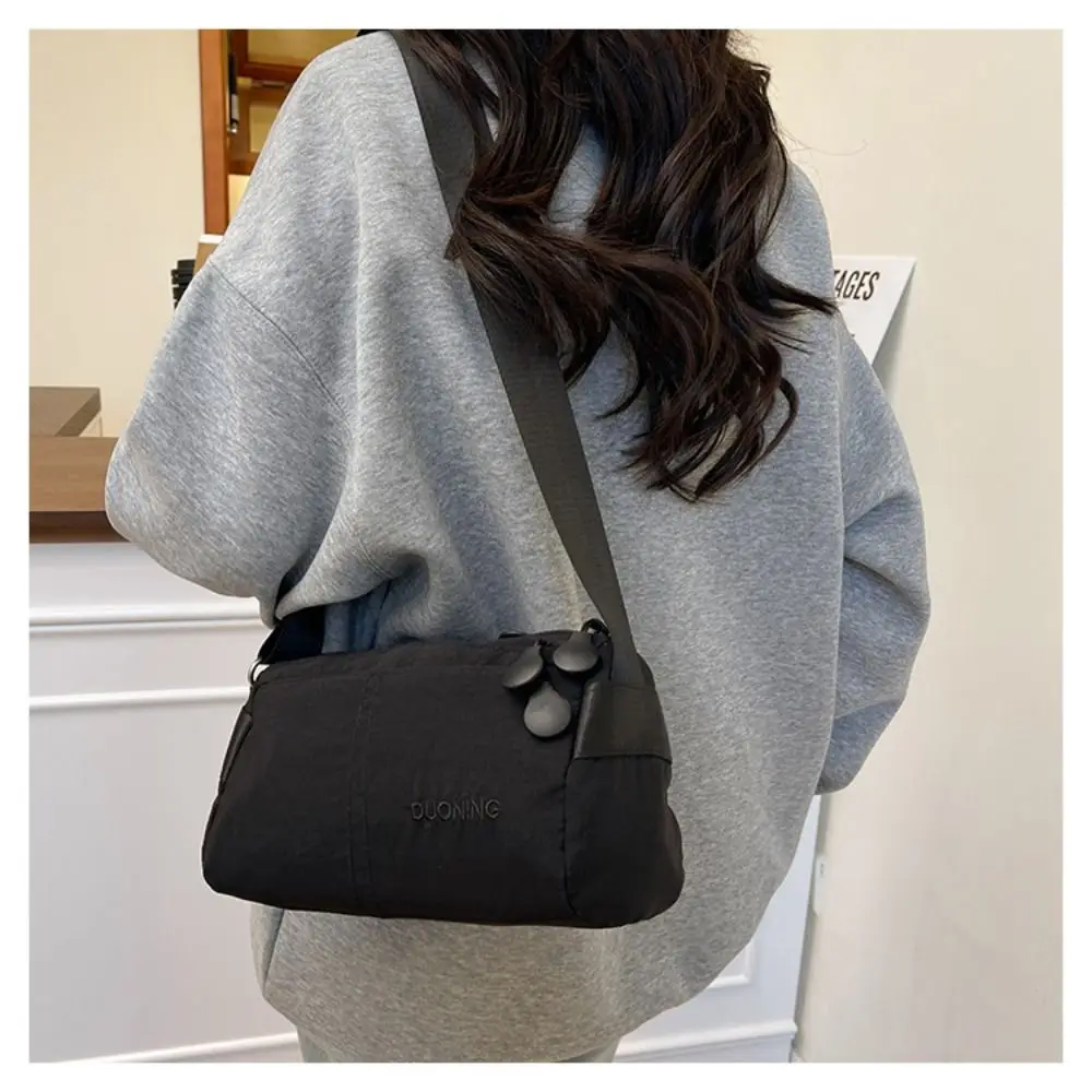 

Lots Of Pockets Large Capacity Shoulder Bag Lightweight Casual Crossbody Bags 3 Layers 2 Colors Side Backpack Travel Use