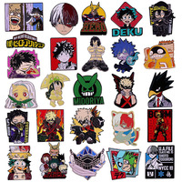 Anime My Hero Academias Hard Enamel Pin Cartoon Mha Dabi Metal Brooch Accessories Fashion Lapel Hat Backpack Pins Jewelry Gifts