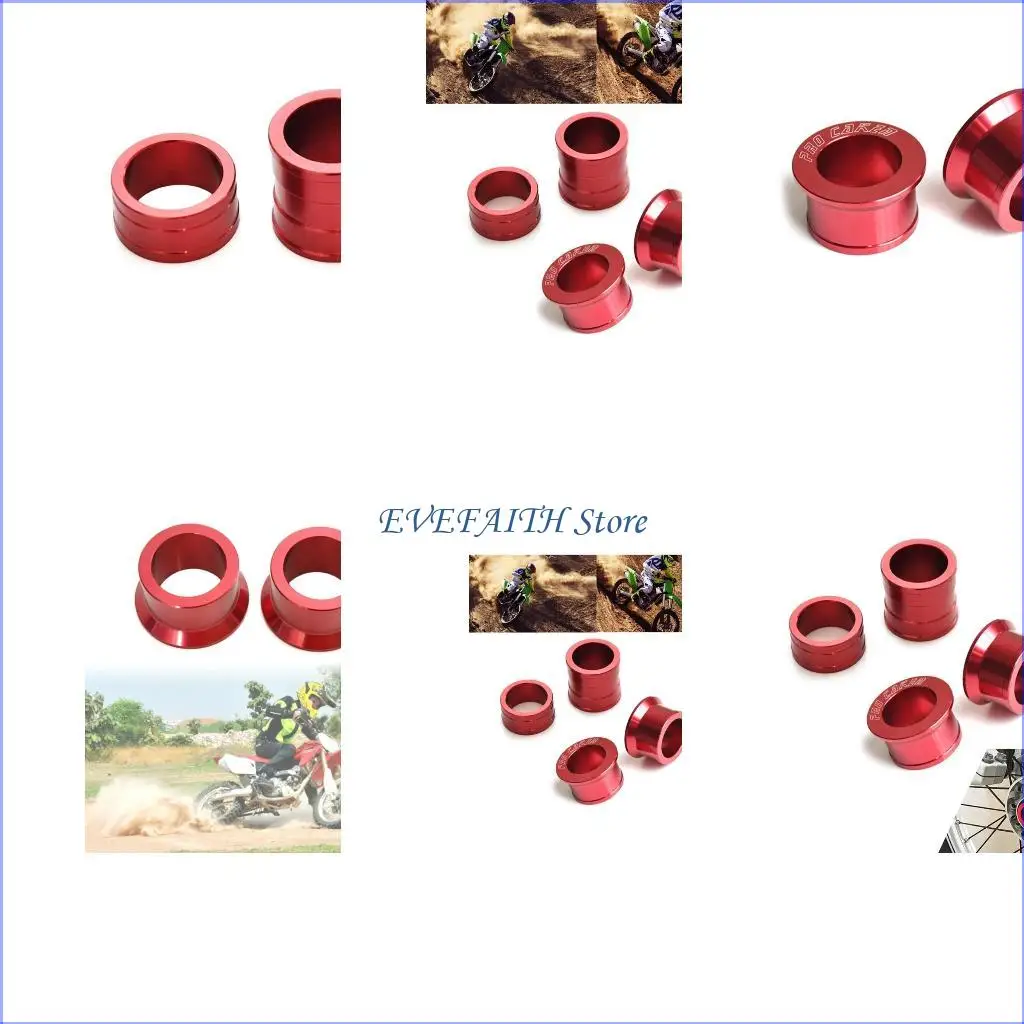 

124B Aluminum Front Rear Wheel Hub Spacers Wheel Busher Fit for CR125/250 CRF125/250/450R/X/450X