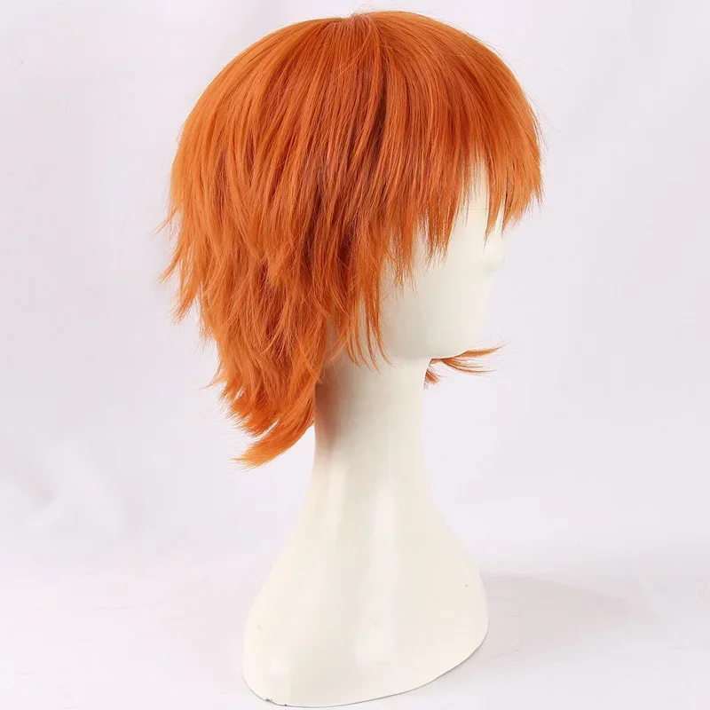 Synthetic Hair Anime Chucky Orange Short Cosplay Wig Bride of Chucky Heat Resistant Cosplay Costume Wigs image 3