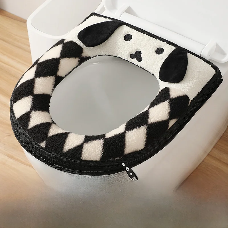 

Милый чехол для унитаза, зимний домашний коврик для унитаза Four Seasons, универсальный коврик для унитаза для девочек, чехол для унитаза из материала Plu, внешний коврик...